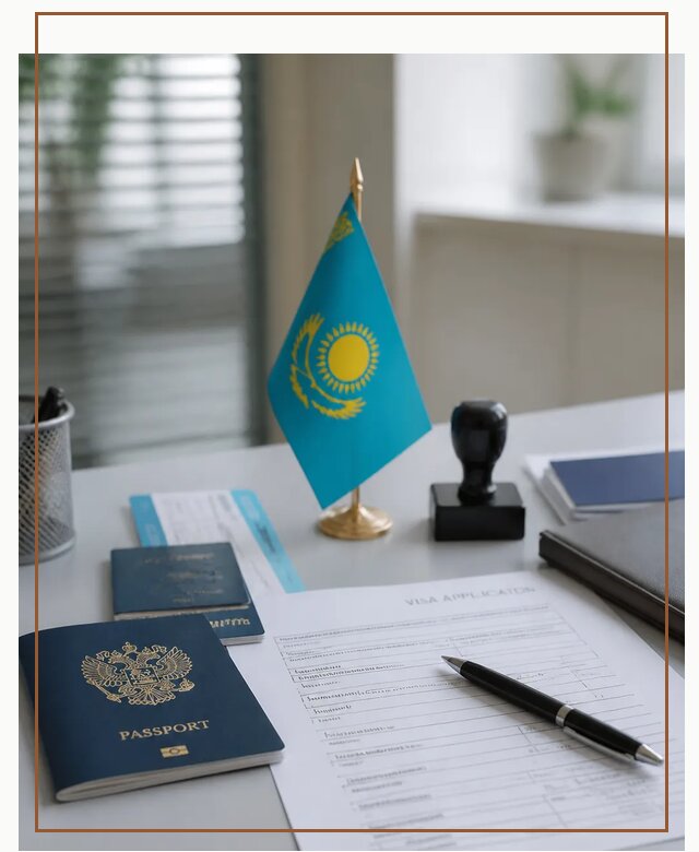 Оформление визы в Казахстан для поездки и работы в Тихорецке