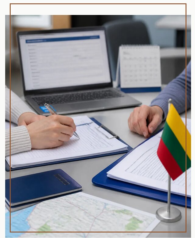 Профессиональное оформление визы в Литву для поездки в Тихорецке