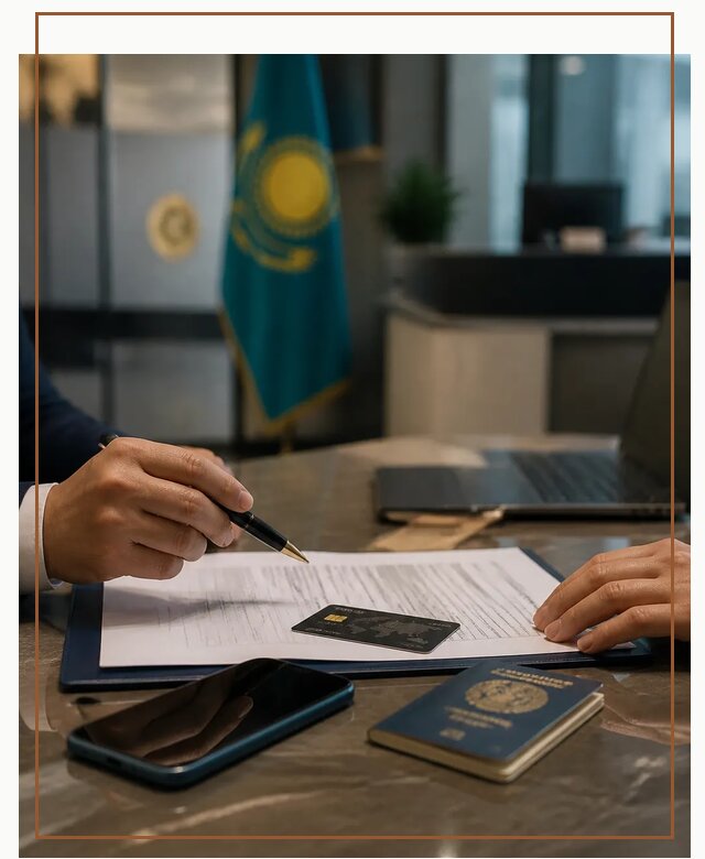 Открытие счета и банковской карты в Казахстане в Тихорецке